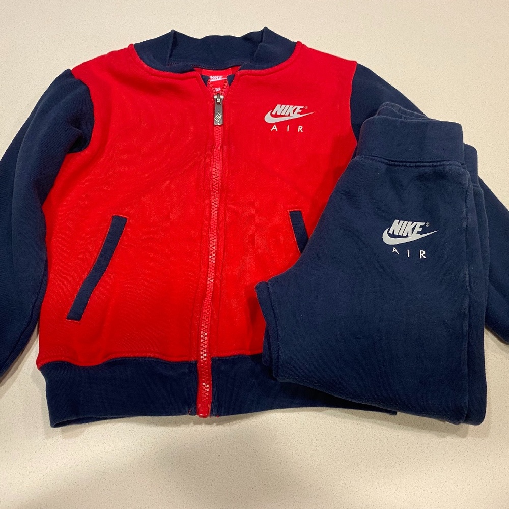 Nike Air Boys Varsity Jacket and Jogger Set